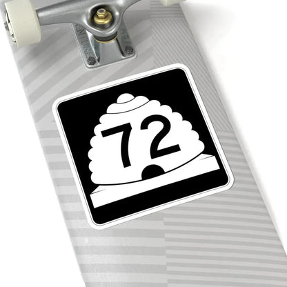 Utah SR 72 (Utah) (Road Sign) STICKER Vinyl Kiss-Cut Decal - The Sticker Space