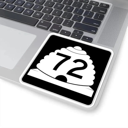 Utah SR 72 (Utah) (Road Sign) STICKER Vinyl Kiss-Cut Decal - The Sticker Space