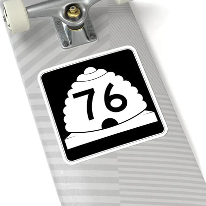 Utah SR 76 (Utah) (Road Sign) STICKER Vinyl Kiss-Cut Decal - The Sticker Space