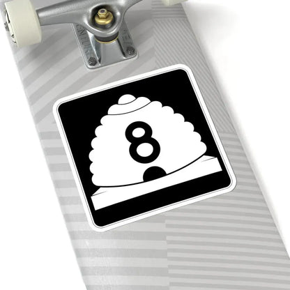 Utah SR 8 (Utah) (Road Sign) STICKER Vinyl Kiss-Cut Decal - The Sticker Space