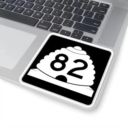Utah SR 82 (Utah) (Road Sign) STICKER Vinyl Kiss-Cut Decal - The Sticker Space