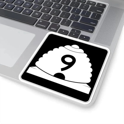Utah SR 9 (Utah) (Road Sign) STICKER Vinyl Kiss-Cut Decal - The Sticker Space