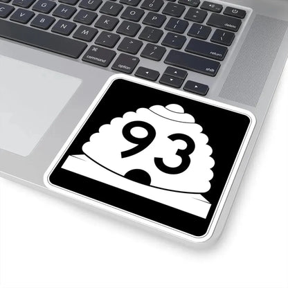 Utah SR 93 (Utah) (Road Sign) STICKER Vinyl Kiss-Cut Decal - The Sticker Space