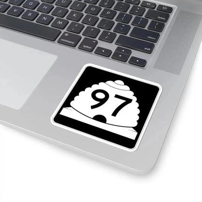 Utah SR 97 (Utah) (Road Sign) STICKER Vinyl Kiss-Cut Decal - The Sticker Space