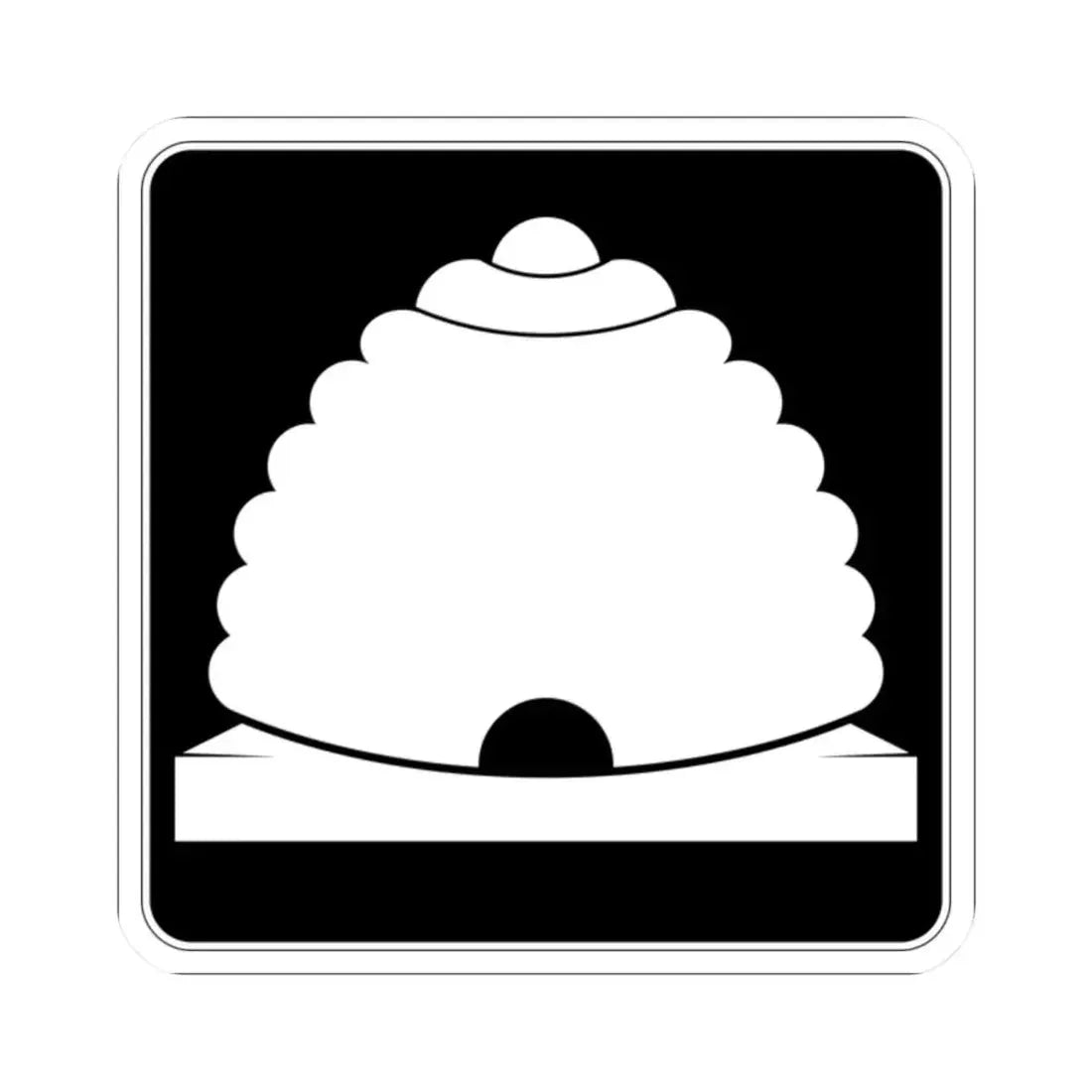 Utah SR blank (Utah) (Road Sign) STICKER Vinyl Kiss-Cut Decal 2 Inch White - The Sticker Space