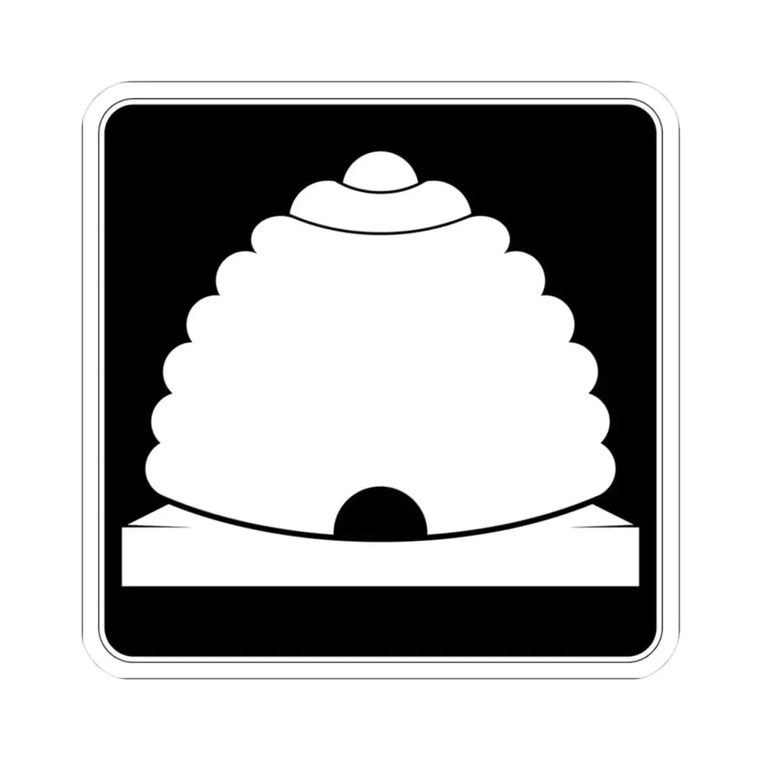 Utah SR blank (Utah) (Road Sign) STICKER Vinyl Kiss-Cut Decal 3 Inch White - The Sticker Space