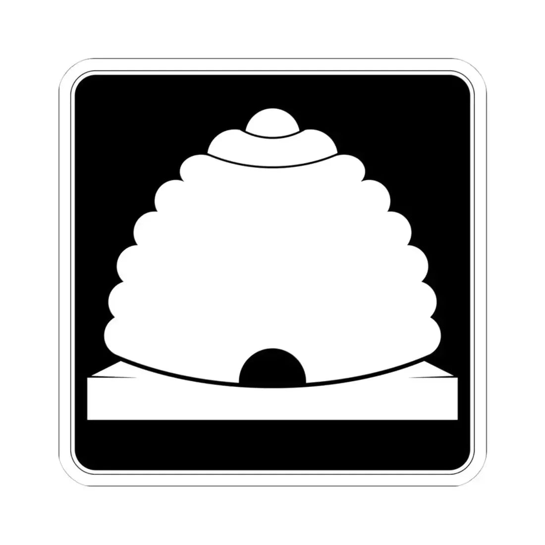 Utah SR blank (Utah) (Road Sign) STICKER Vinyl Kiss-Cut Decal 4 Inch White - The Sticker Space