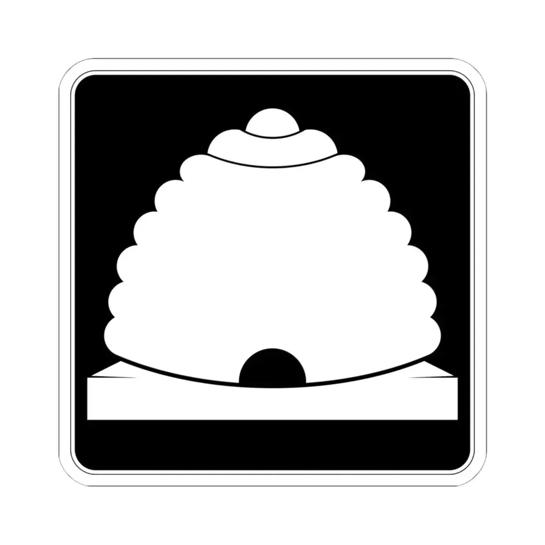 Utah SR blank (Utah) (Road Sign) STICKER Vinyl Kiss-Cut Decal 6 Inch White - The Sticker Space