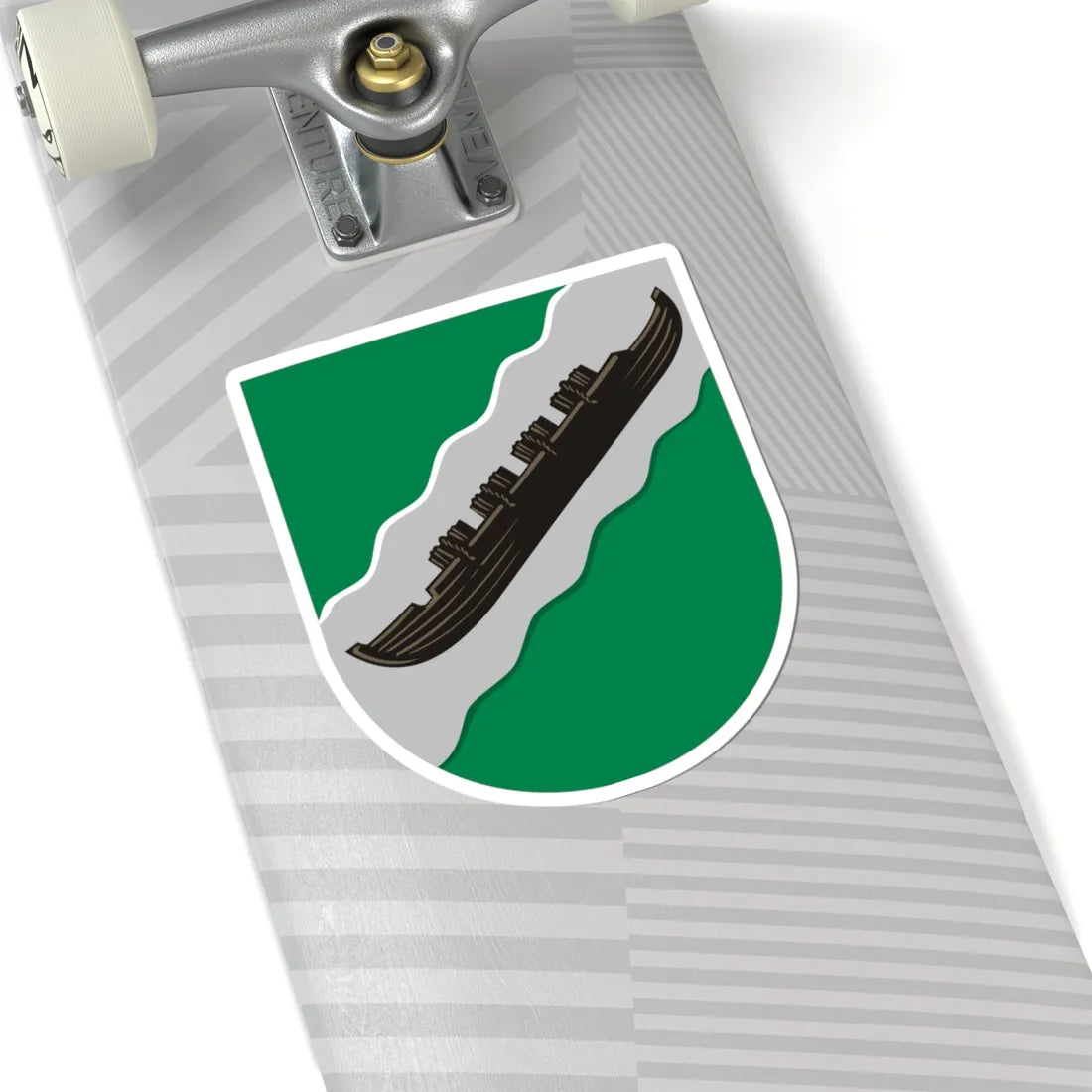 Utajärvi.vaakuna (Finland) (Coat of Arms) STICKER Vinyl Kiss-Cut Decal - The Sticker Space