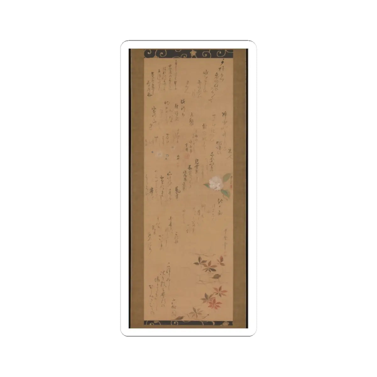 Utamaro II - Miscellaneous Paintings and Calligraphy - ca. 1801–6 v1 - STICKER Vinyl Kiss-Cut Decal