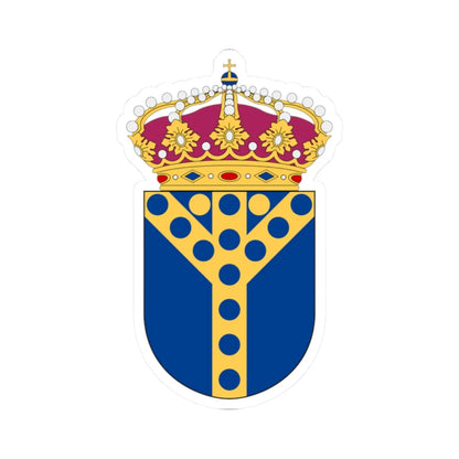 Utbetalningsmyndigheten vapen (Sweden) (Coat of Arms) STICKER Vinyl Kiss-Cut Decal 2 Inch White - The Sticker Space