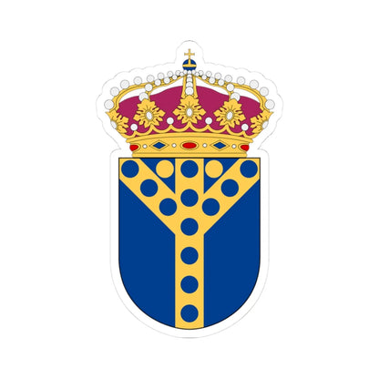 Utbetalningsmyndigheten vapen (Sweden) (Coat of Arms) STICKER Vinyl Kiss-Cut Decal 3 Inch White - The Sticker Space