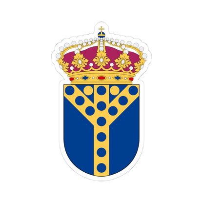 Utbetalningsmyndigheten vapen (Sweden) (Coat of Arms) STICKER Vinyl Kiss-Cut Decal 4 Inch White - The Sticker Space