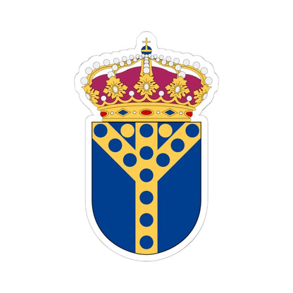Utbetalningsmyndigheten vapen (Sweden) (Coat of Arms) STICKER Vinyl Kiss-Cut Decal 6 Inch White - The Sticker Space