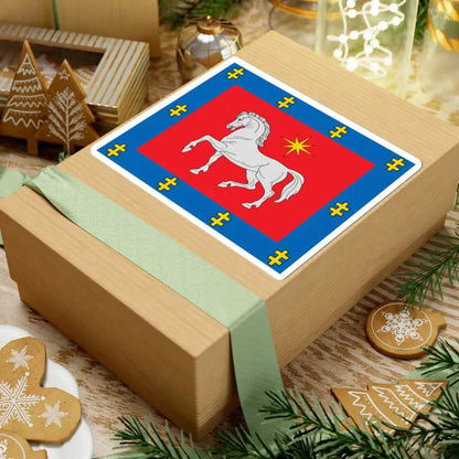 Utena County flag (Lithuania) STICKER Vinyl Kiss-Cut Decal - The Sticker Space