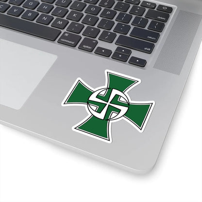 Utin Jääkärirykmentin joukko-osastoristi (Finland) (Coat of Arms) STICKER Vinyl Kiss-Cut Decal - The Sticker Space