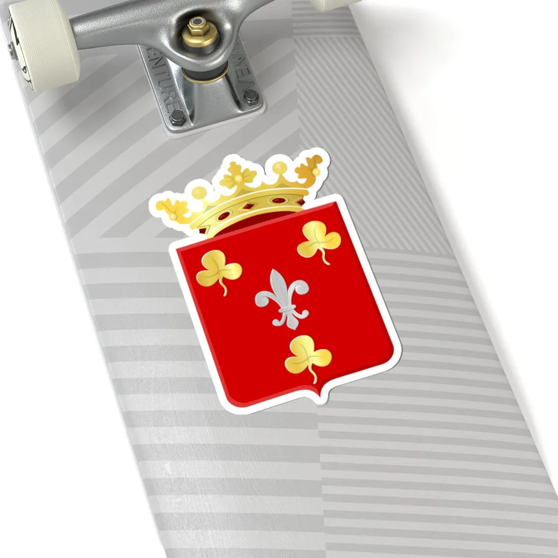 Utingeradeel wapen (Netherlands) (Coat of Arms) STICKER Vinyl Kiss-Cut Decal - The Sticker Space