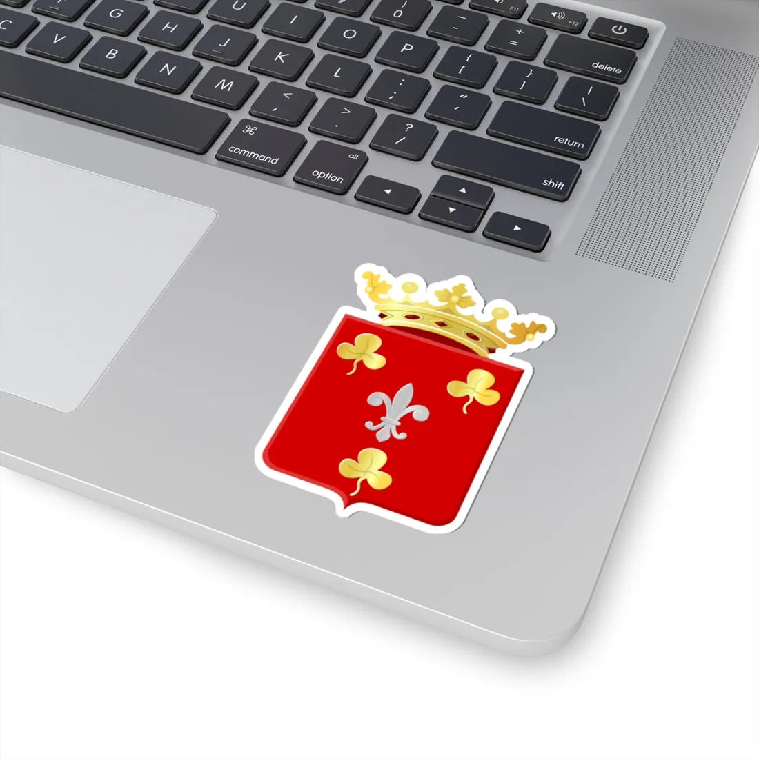 Utingeradeel wapen (Netherlands) (Coat of Arms) STICKER Vinyl Kiss-Cut Decal - The Sticker Space