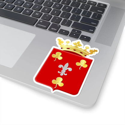 Utingeradeel wapen (Netherlands) (Coat of Arms) STICKER Vinyl Kiss-Cut Decal - The Sticker Space