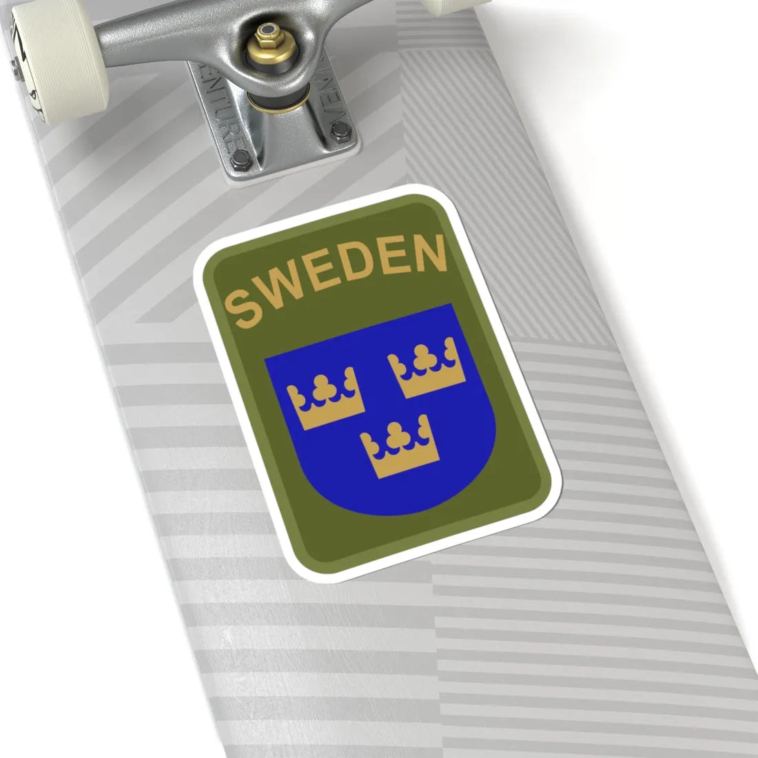 Utlandsstyrkan (Sweden) (Coat of Arms) STICKER Vinyl Kiss-Cut Decal - The Sticker Space