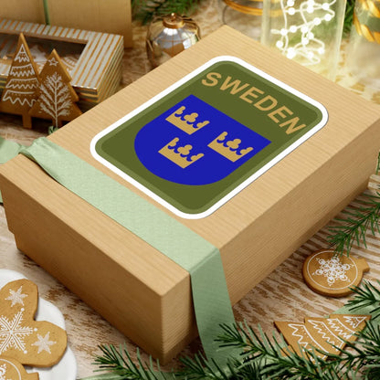 Utlandsstyrkan (Sweden) (Coat of Arms) STICKER Vinyl Kiss-Cut Decal - The Sticker Space