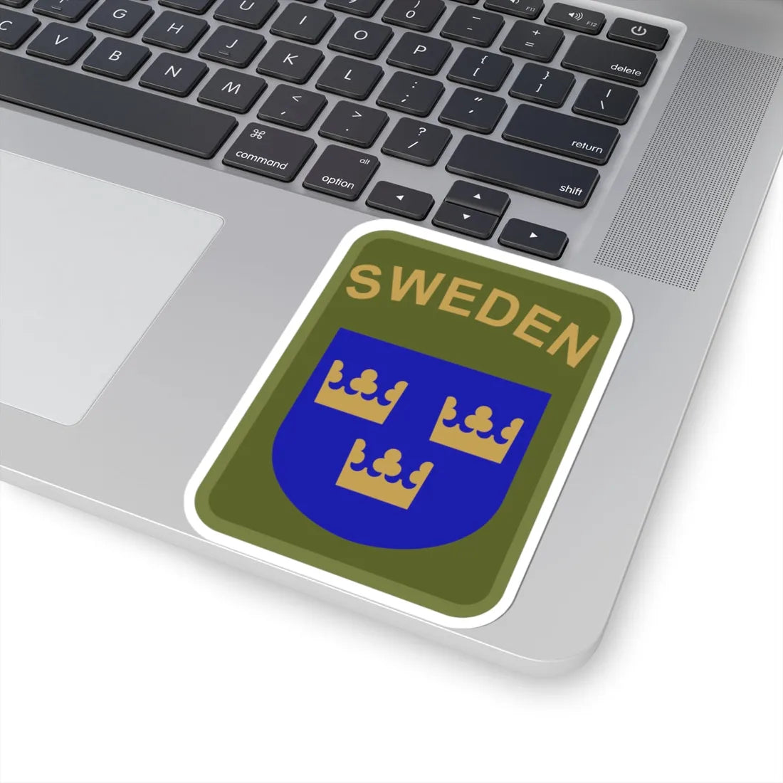 Utlandsstyrkan (Sweden) (Coat of Arms) STICKER Vinyl Kiss-Cut Decal - The Sticker Space