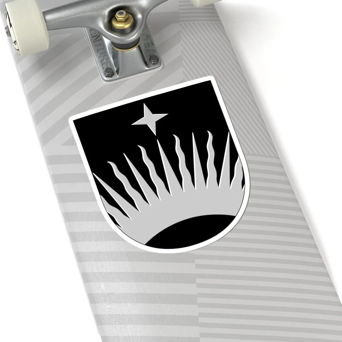 Utsjoki.vaakuna (Finland) (Coat of Arms) STICKER Vinyl Kiss-Cut Decal - The Sticker Space