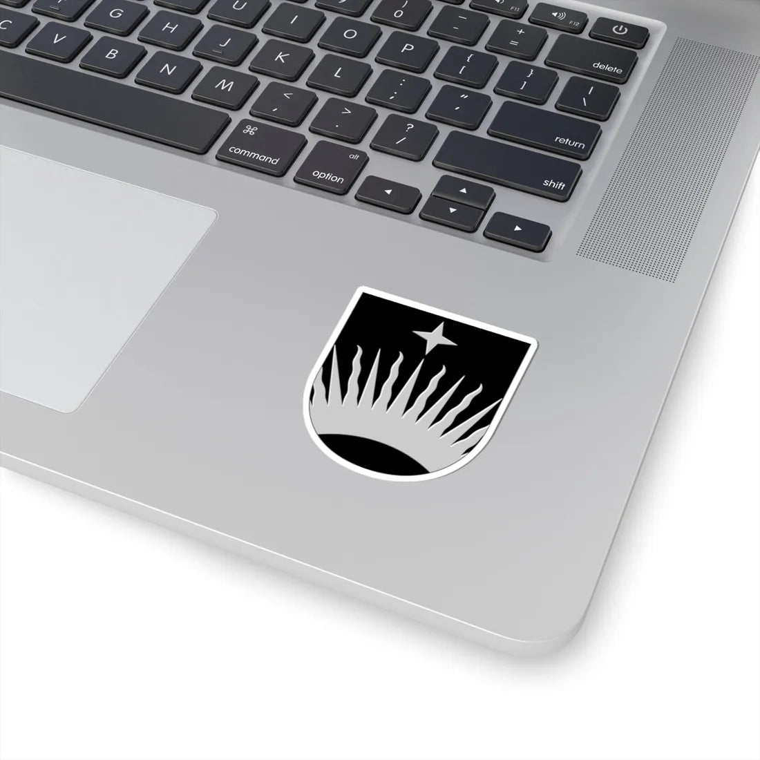 Utsjoki.vaakuna (Finland) (Coat of Arms) STICKER Vinyl Kiss-Cut Decal - The Sticker Space