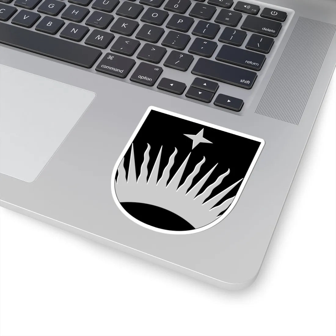 Utsjoki.vaakuna (Finland) (Coat of Arms) STICKER Vinyl Kiss-Cut Decal - The Sticker Space