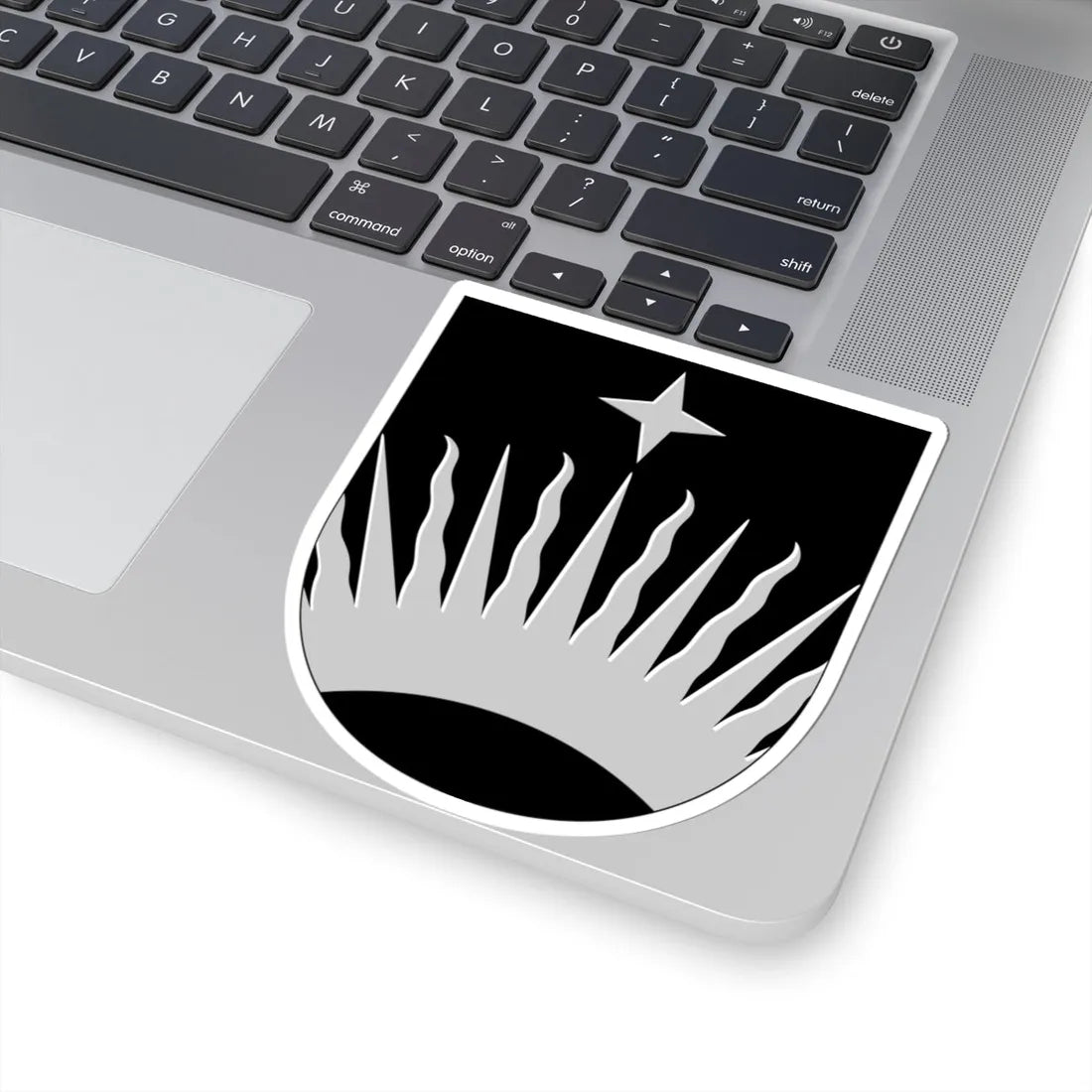 Utsjoki.vaakuna (Finland) (Coat of Arms) STICKER Vinyl Kiss-Cut Decal - The Sticker Space