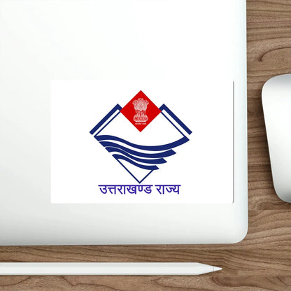 Uttarakhand Flag (India) STICKER Vinyl Die-Cut Decal - The Sticker Space