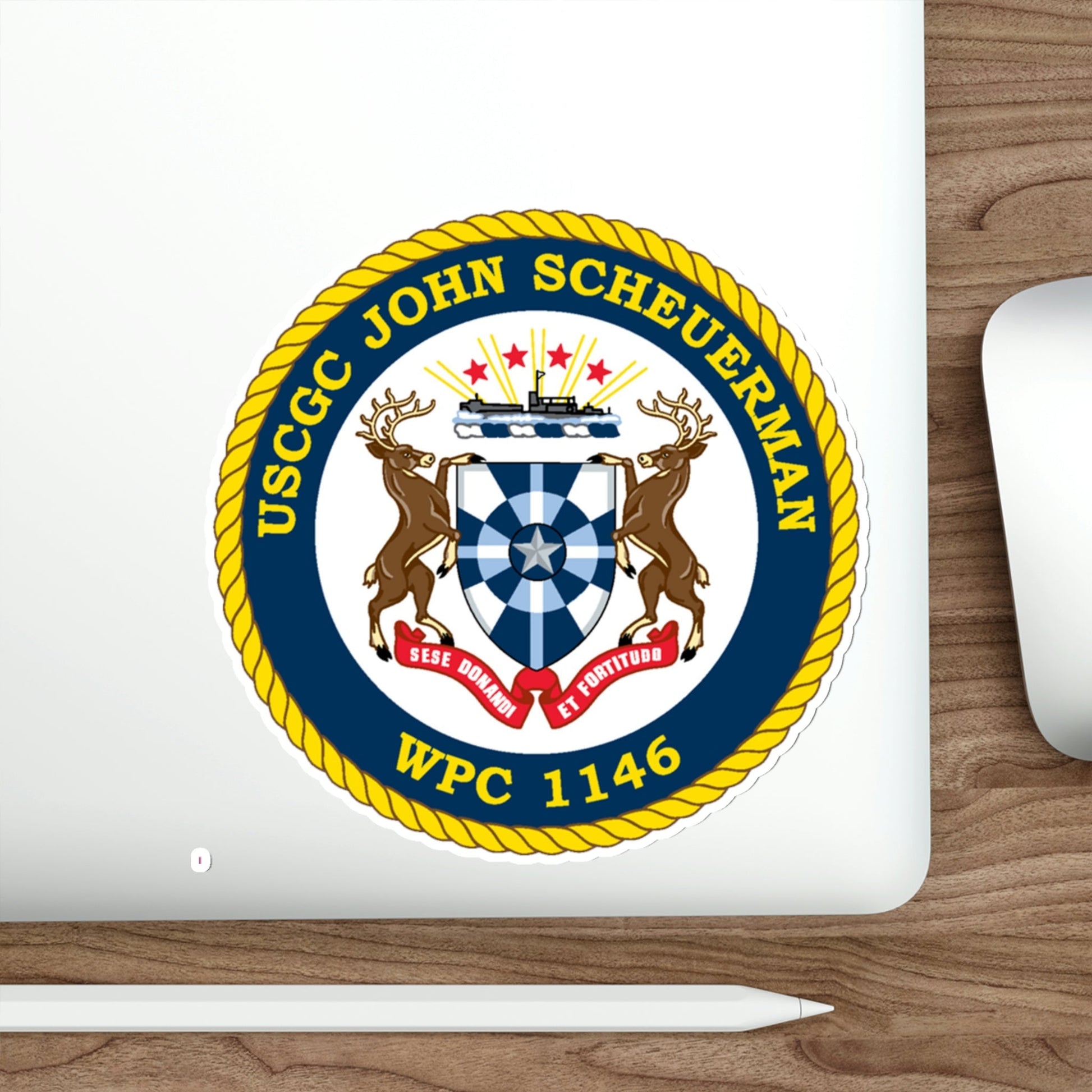 UUSCGC John Scheuerman WPC 1146 (U.S. Coast Guard) STICKER Vinyl Die-Cut Decal-The Sticker Space