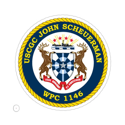 UUSCGC John Scheuerman WPC 1146 (U.S. Coast Guard) STICKER Vinyl Die-Cut Decal 2 Inch - The Sticker Space
