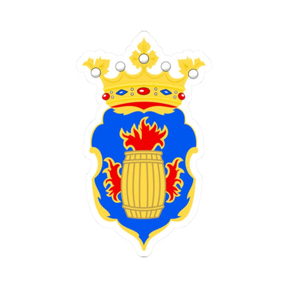 Uusikaarlepyy.vaakuna (Finland) (Coat of Arms) STICKER Vinyl Kiss-Cut Decal 2 Inch White - The Sticker Space