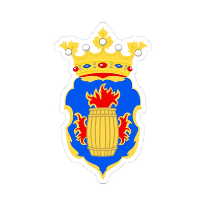 Uusikaarlepyy.vaakuna (Finland) (Coat of Arms) STICKER Vinyl Kiss-Cut Decal 4 Inch White - The Sticker Space