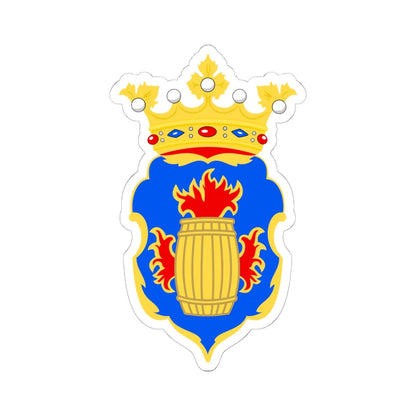 Uusikaarlepyy.vaakuna (Finland) (Coat of Arms) STICKER Vinyl Kiss-Cut Decal 6 Inch White - The Sticker Space