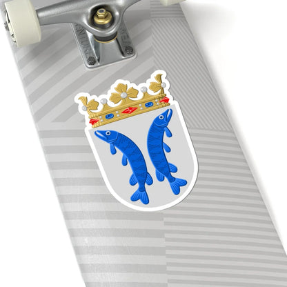 Uusikaupunki.vaakuna (Finland) (Coat of Arms) STICKER Vinyl Kiss-Cut Decal - The Sticker Space
