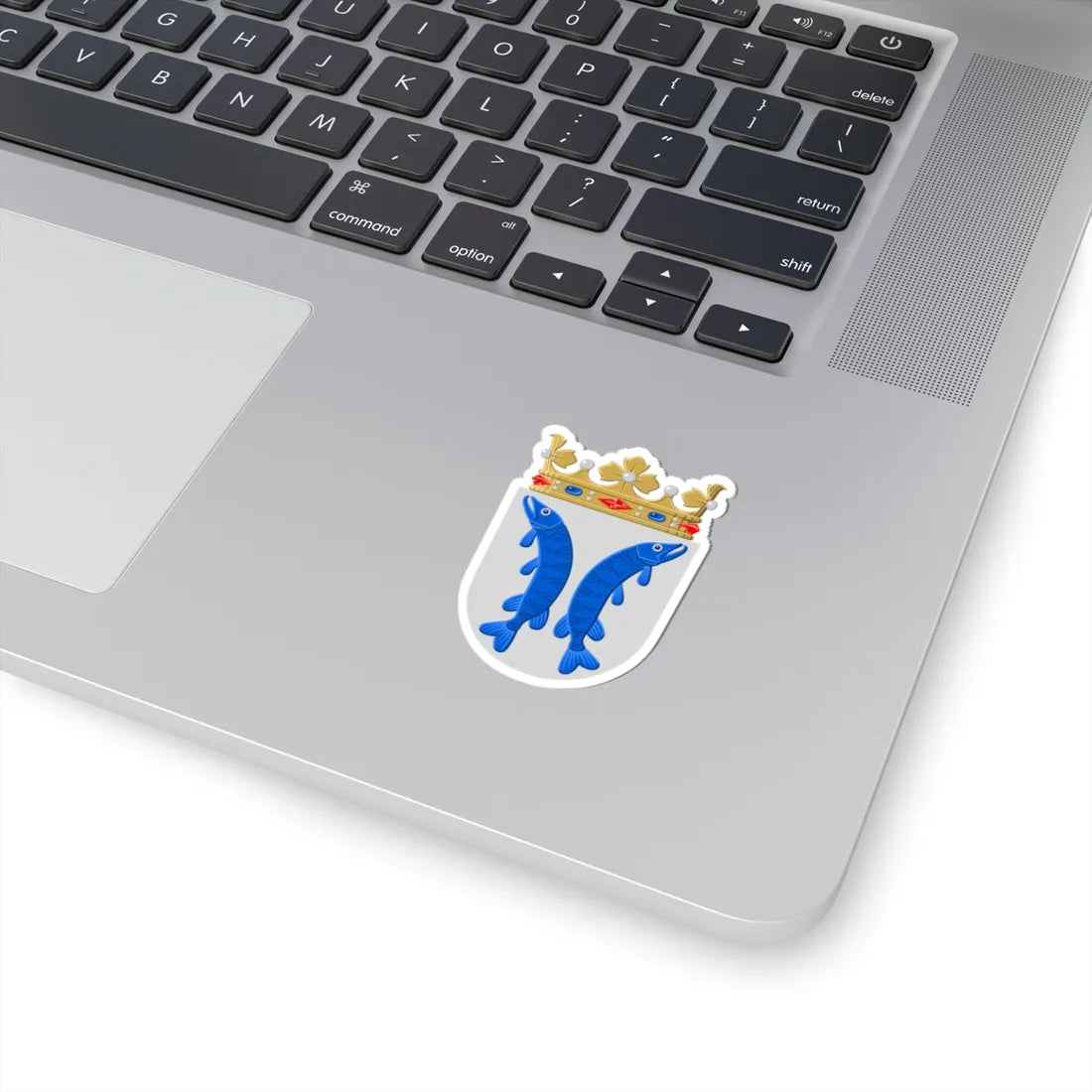 Uusikaupunki.vaakuna (Finland) (Coat of Arms) STICKER Vinyl Kiss-Cut Decal - The Sticker Space