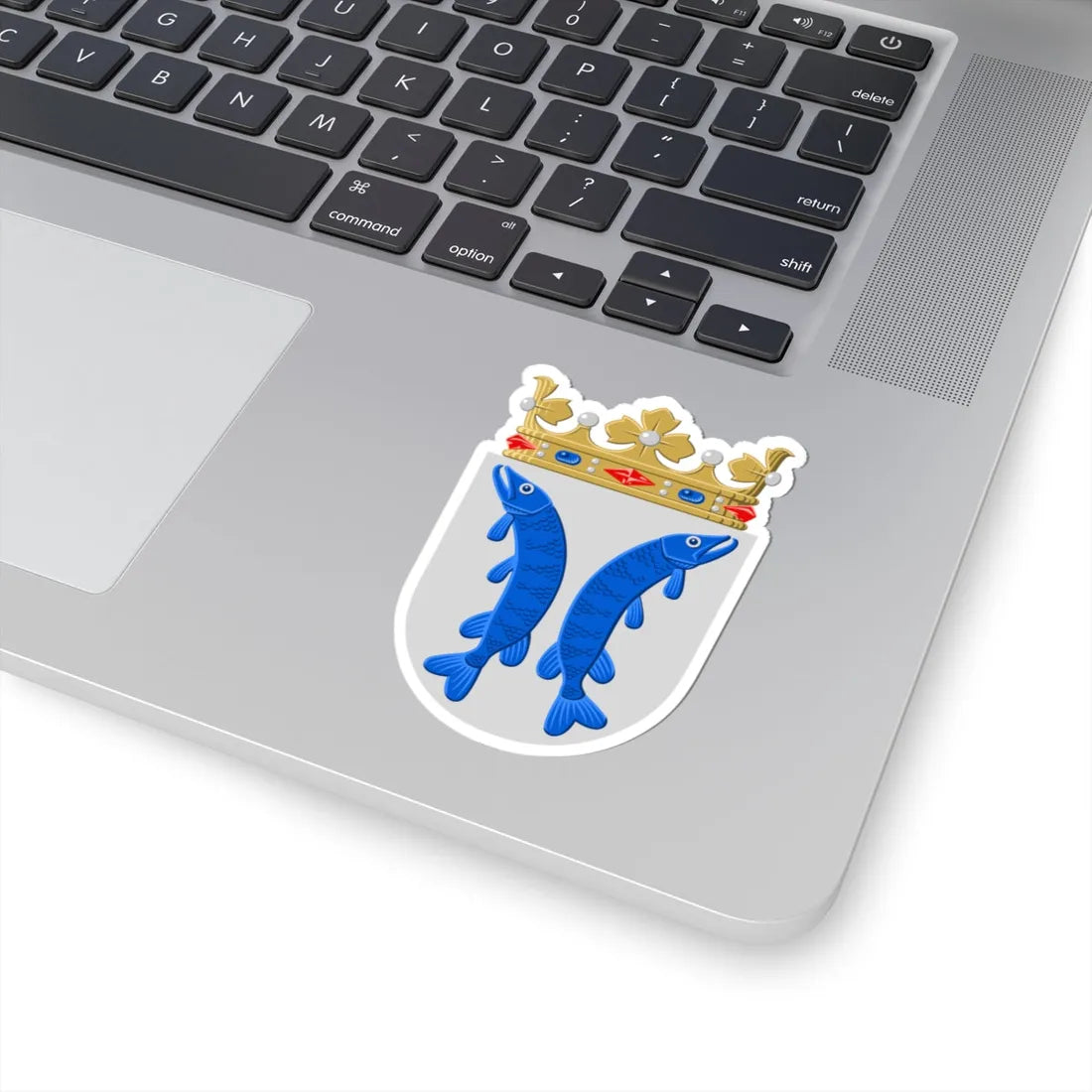 Uusikaupunki.vaakuna (Finland) (Coat of Arms) STICKER Vinyl Kiss-Cut Decal - The Sticker Space