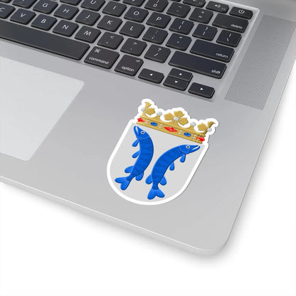 Uusikaupunki.vaakuna (Finland) (Coat of Arms) STICKER Vinyl Kiss-Cut Decal - The Sticker Space