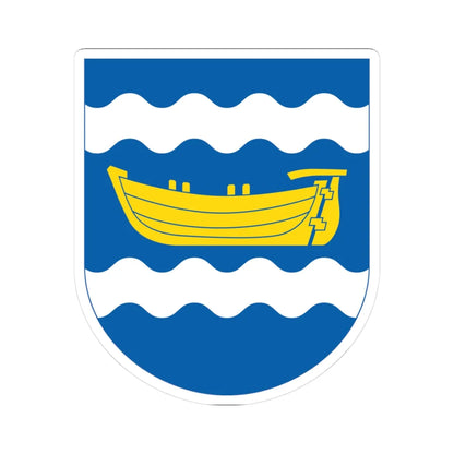 Uusimaa.vaakuna (Finland) (Coat of Arms) STICKER Vinyl Kiss-Cut Decal 3 Inch White - The Sticker Space