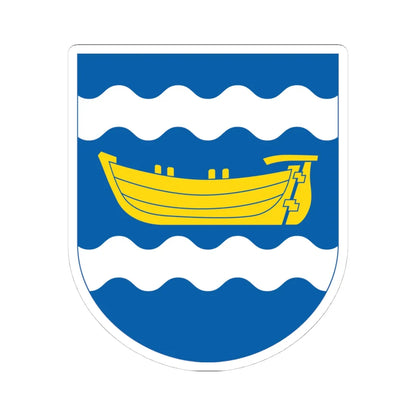 Uusimaa.vaakuna (Finland) (Coat of Arms) STICKER Vinyl Kiss-Cut Decal 4 Inch White - The Sticker Space