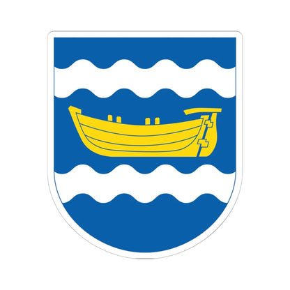 Uusimaa.vaakuna (Finland) (Coat of Arms) STICKER Vinyl Kiss-Cut Decal 6 Inch White - The Sticker Space
