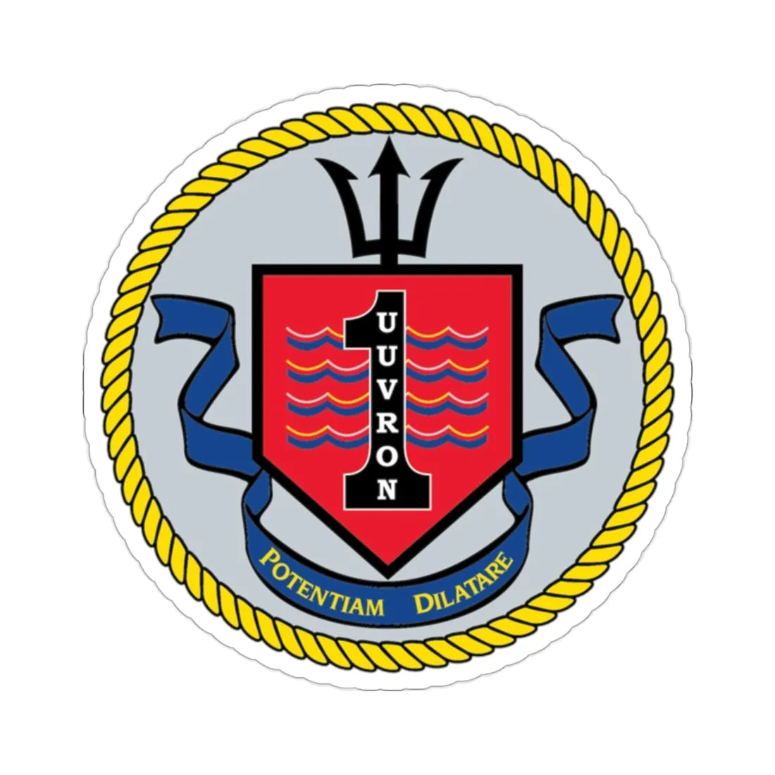 UUVRON 1 (U.S. Navy) STICKER Vinyl Die-Cut Decal 2 Inch - The Sticker Space