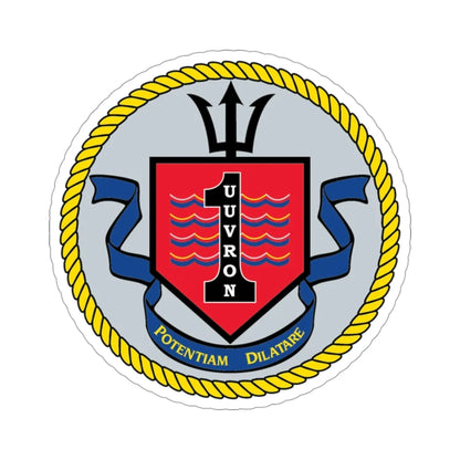 UUVRON 1 (U.S. Navy) STICKER Vinyl Die-Cut Decal 3 Inch - The Sticker Space