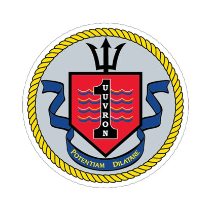 UUVRON 1 (U.S. Navy) STICKER Vinyl Die-Cut Decal 4 Inch - The Sticker Space
