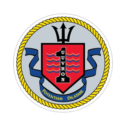 UUVRON 1 (U.S. Navy) STICKER Vinyl Die-Cut Decal 5 Inch - The Sticker Space