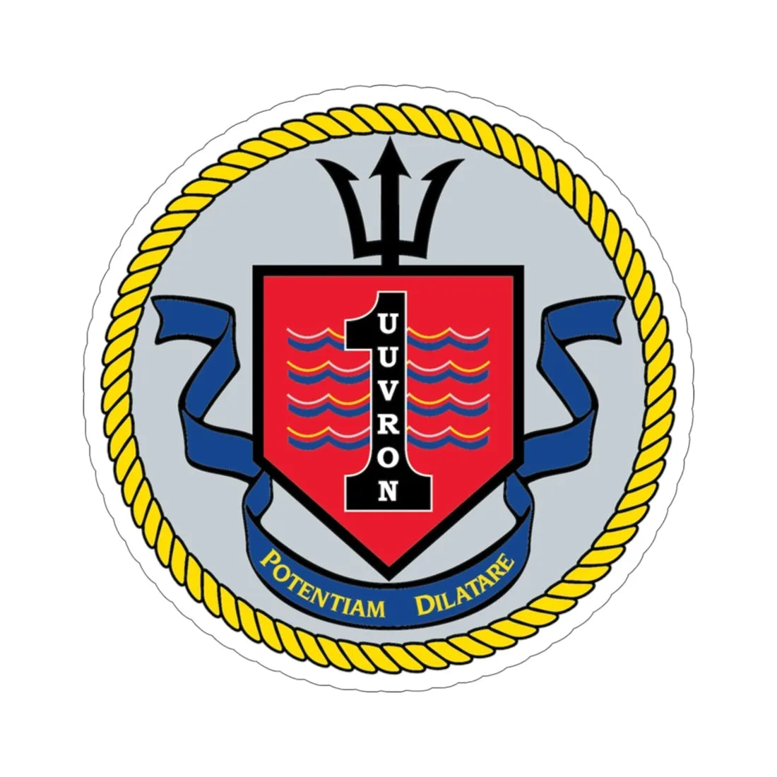 UUVRON 1 (U.S. Navy) STICKER Vinyl Die-Cut Decal 6 Inch - The Sticker Space