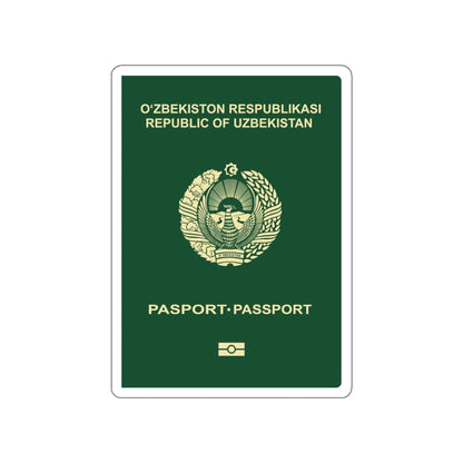 Uzbek Passport STICKER Vinyl Die-Cut Decal 3 Inch - The Sticker Space