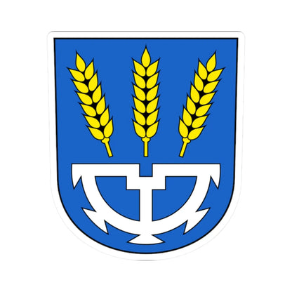 Uzwil-blazon (Switzerland) (Coat of Arms) STICKER Vinyl Kiss-Cut Decal 2 Inch White - The Sticker Space